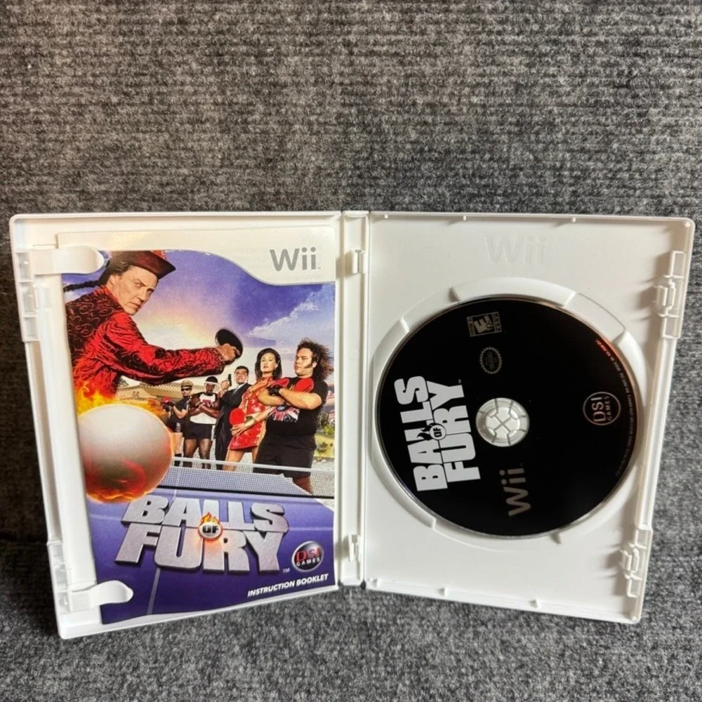 Balls of Fury Nintendo Wii Game Complete CIB Table Tennis Sports DSI Games